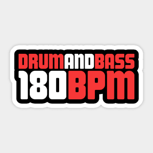 DNB Drum And Bass / Drum N Bass EDM Rave Sticker